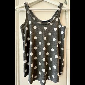 MARTIN+OSA poka dot tank top, extra small